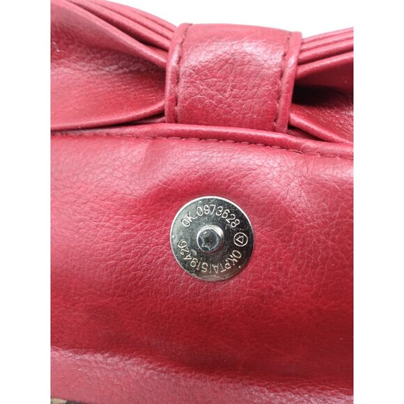 ALDO Burgandy Women's Leather Wallet 8 1/2" x 4 1/2" - Picture 3 of 10